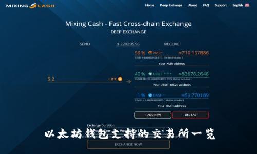 以太坊钱包支持的交易所一览
